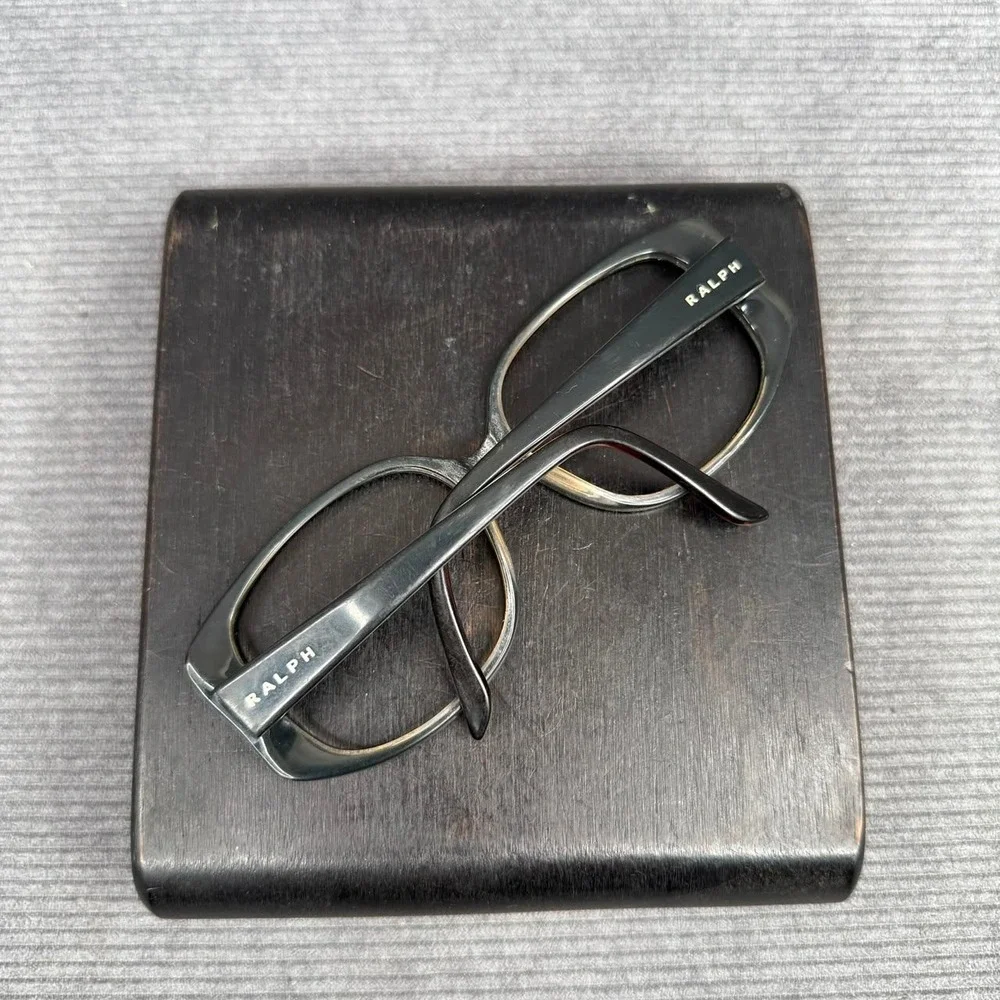 Ralph Lauren RA5102 Black Tortoise Rectangular Y2k Eyeglasses Frames 56-15-130